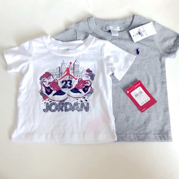 New Ralph Lauren Polo Shirt & Jordan Shirt Bundle